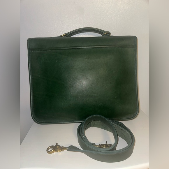 Vintage Coach Colebrooke Business Bag in Bottle Green! - Picture 4 of 10